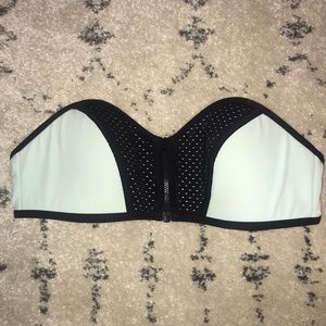 PINK strapless bathing suit top